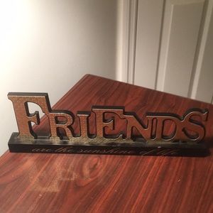 Friends plaque